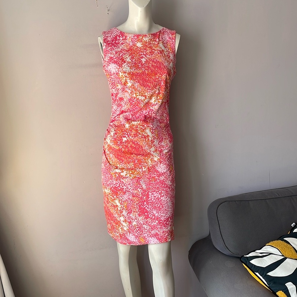 J. McLaughlin Ruched Said Floral Mini Dress